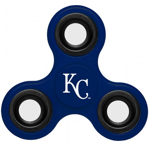 MLB Kansas City Royals 3 Way Fidget Spinner F51 - Royal - Click Image to Close